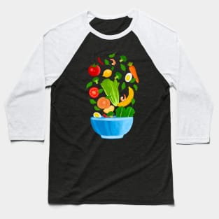 Healthy Food Baseball T-Shirt